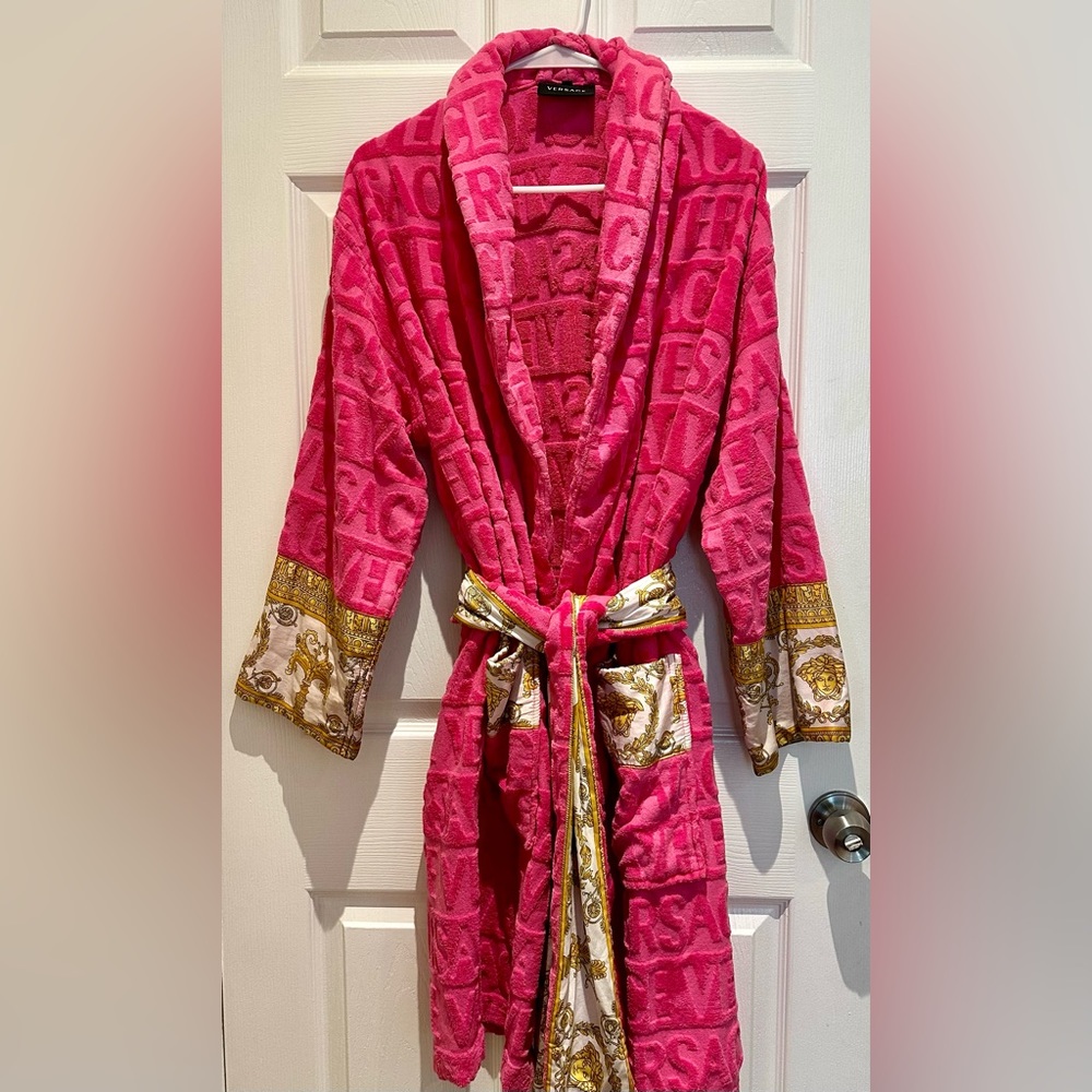 Pink Versace Robe